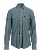 Dondup Mens Denim shirt Pastel in Blue