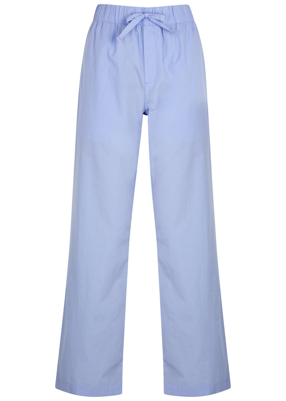 Tekla Unisex Poplin Pyjama Trousers Light Blue