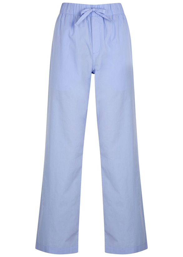 Photo: Tekla Unisex Poplin Pyjama Trousers Light Blue