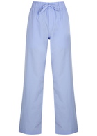 Tekla Unisex Poplin Pyjama Trousers Light Blue