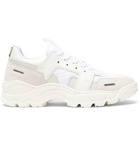 AMI - Lucky 9 Nylon, Leather and Suede Sneakers - Men - White