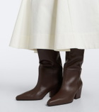 Paris Texas Jane leather knee-high boots