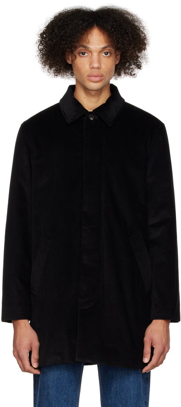 Photo: A.P.C. Black Mac Flynn Coat