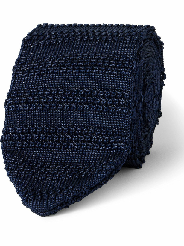 Photo: Mr P. - 7cm Knitted Silk Tie