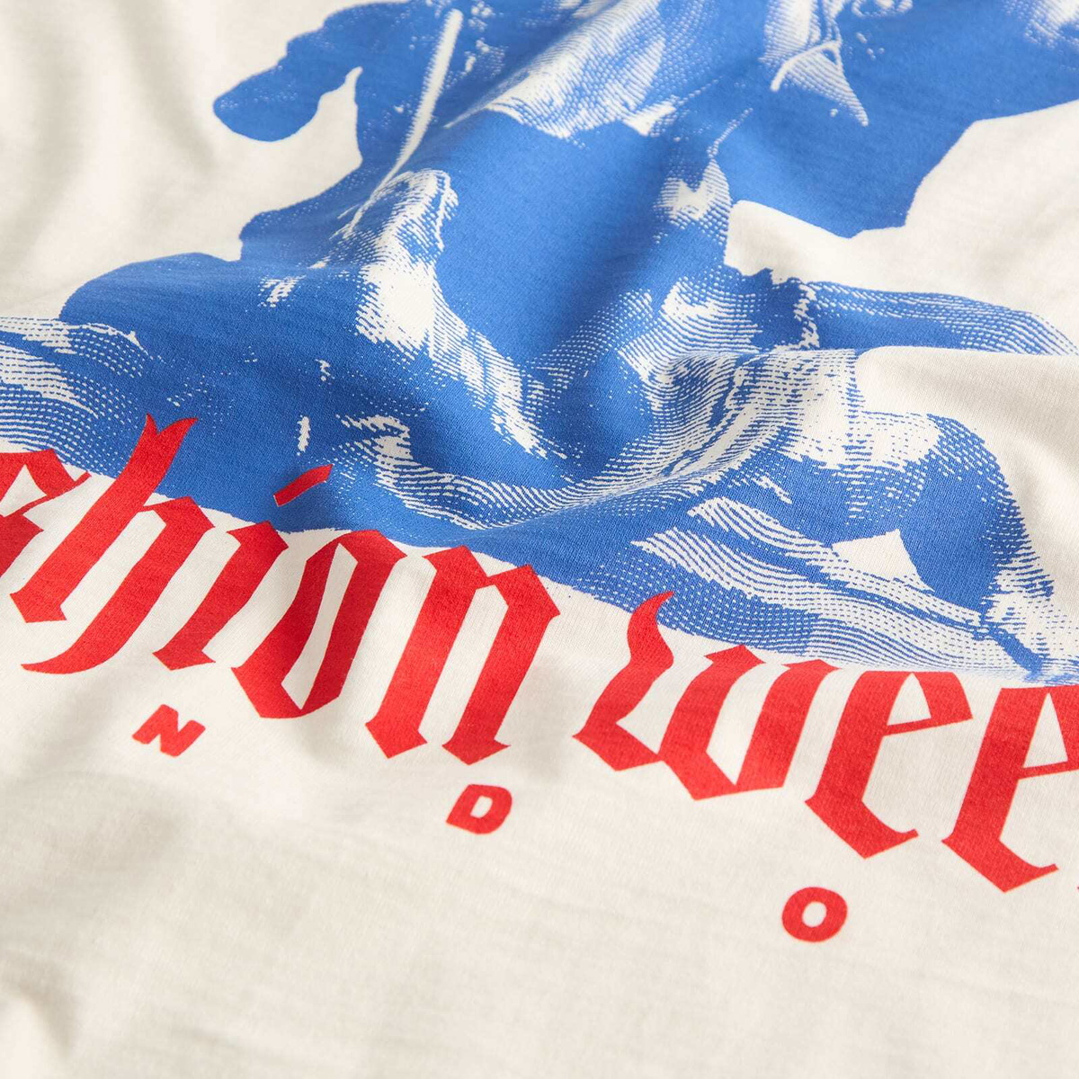 END. SS26 London Fashion Week T-Shirt in Ecru