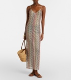 Missoni Zigzag lamé maxi dress
