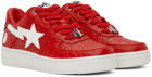 BAPE Red STA #3 M1 Sneakers