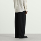 Our Legacy Men's Night Drape Twill Leisure Trouser in Crow Black