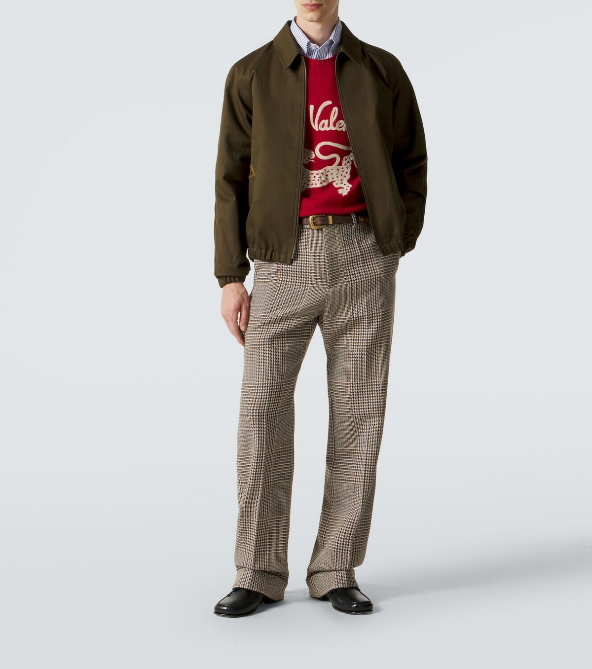 Valentino VGold cotton gabardine blouson jacket