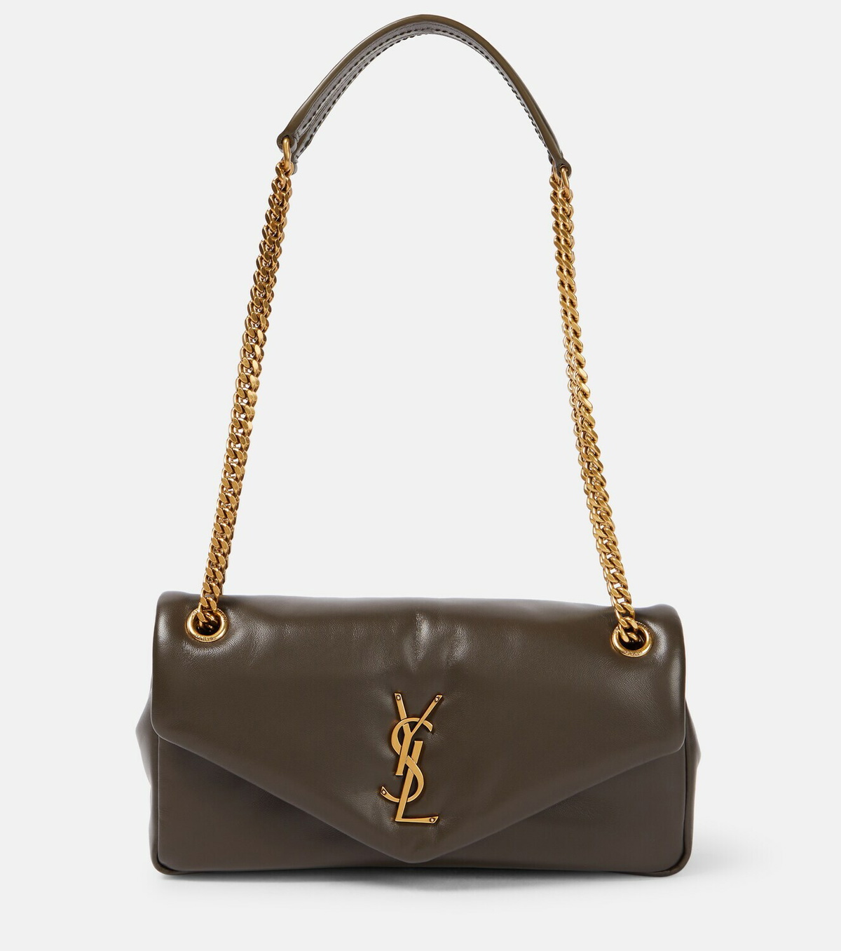 ショルダーバッグ・ポシェット SAINT LAURENT CALYPSO LARGE LEATHER SHOULDER BAG Calypso Large leather shoulder bag in black - Saint Laurent