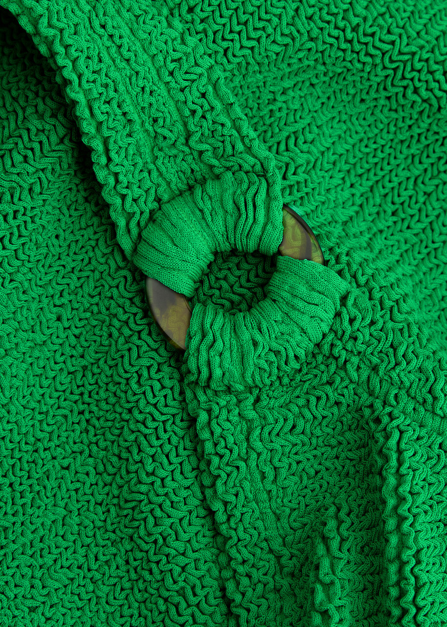 Hunza G Domino Seersucker Swimsuit - Bright Green - One Size