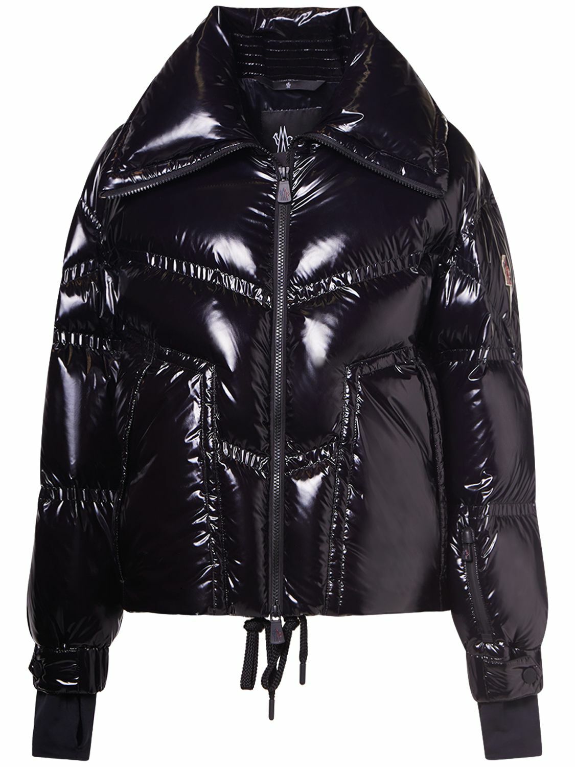 MONCLER GRENOBLE - Cluses Nylon Laquè Down Bomber Jacket