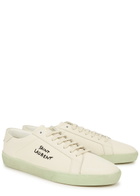 Saint Laurent Court Off-white Canvas Sneakers, Sneakers, Off-white