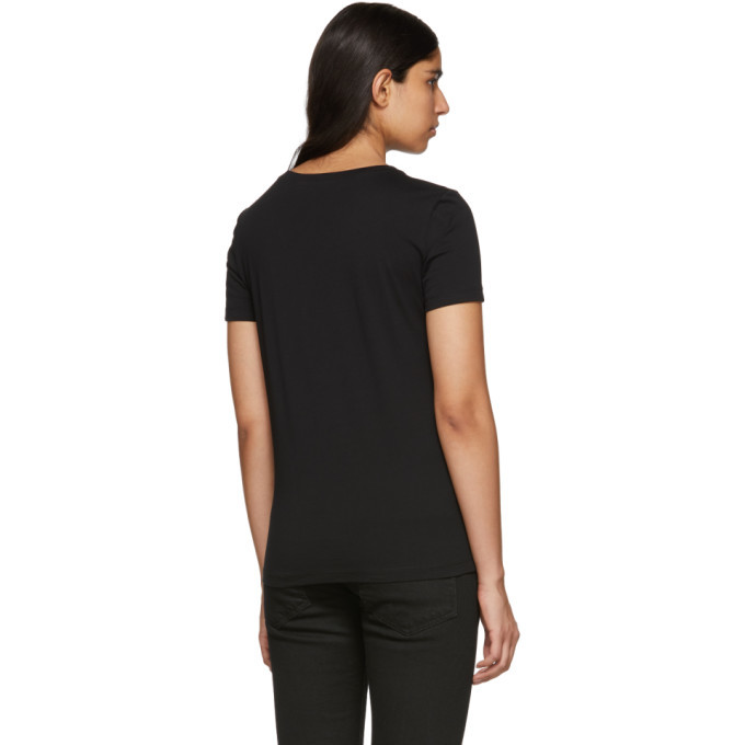 SSENSE Exclusive Black T-Shirt by Helmut Lang on Sale