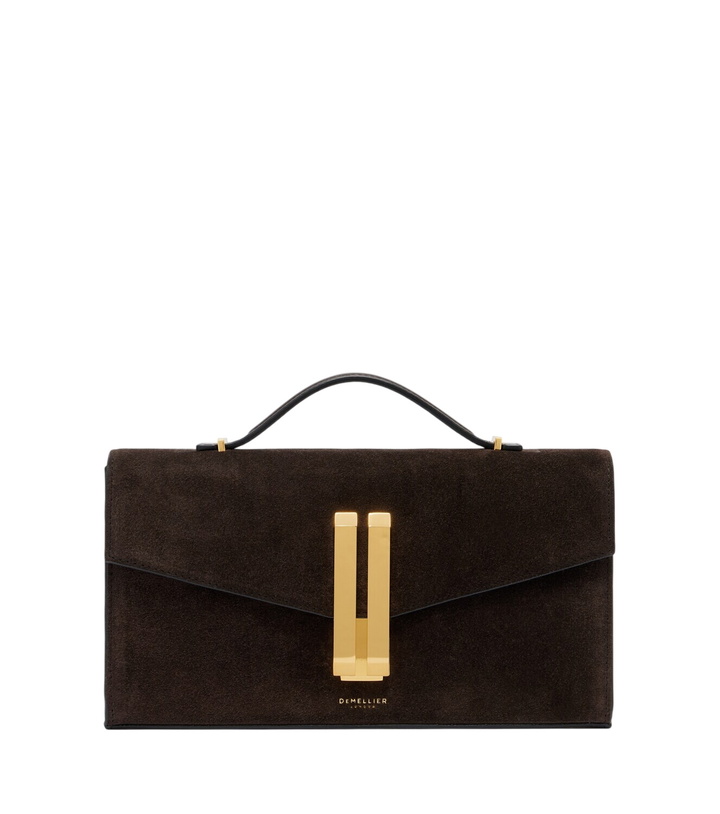 Photo: DeMellier Vancouver suede clutch