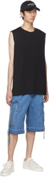 Balmain Black Cotton T-Shirt