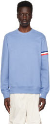 Moncler Blue Crewneck Sweatshirt