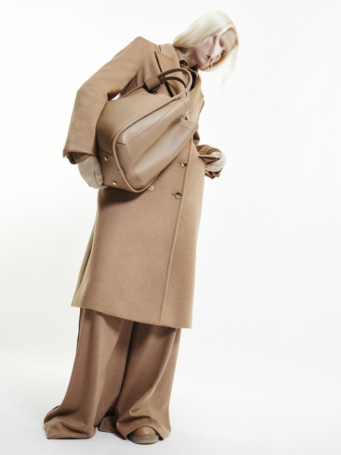MAX MARA - Lvr Exclusive Marine Leather Tote Bag