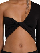 Courrèges Asymmetric Twist Cropped Top