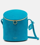 Alaïa La Canette Small suede bucket bag