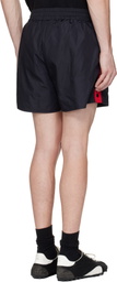 VAQUERA Black & Red Snap Shorts