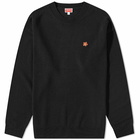 Kenzo Men's Back Logo Crew Knit in Black