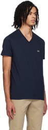Lacoste Navy V-Neck T-Shirt