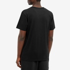 Maison Kitsuné Men's Monochrome Fox Head Patch Classic T-Shirt in Black
