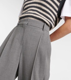 Brunello Cucinelli Wool wide-leg pants