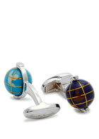 Paul Smith Globe Enamelled Cufflinks - Blue - One Size