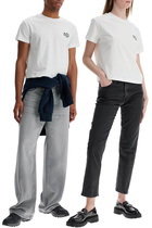 A. P.C. unisex boxy t-shirt in organic cotton white short sleeves White