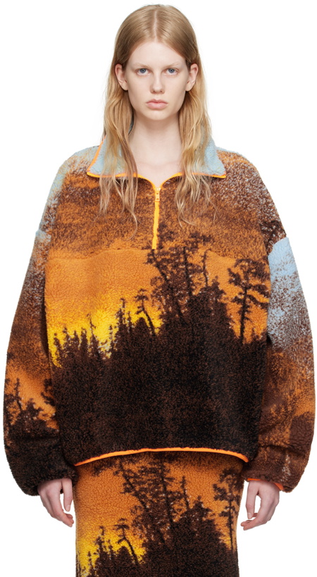Photo: Conner Ives SSENSE Exclusive Orange Hudson River School Sweater
