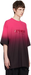 VETEMENTS Pink Gradient T-Shirt