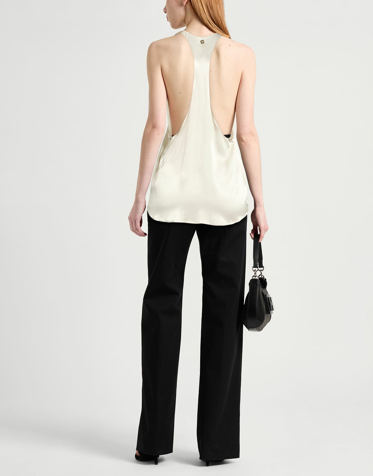 Manila Grace Womens Top Ivory