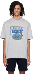 Lacoste Gray Graphic T-Shirt