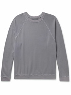 Les Tien - Garment-Dyed Organic Cotton-Jersey Sweatshirt - Purple