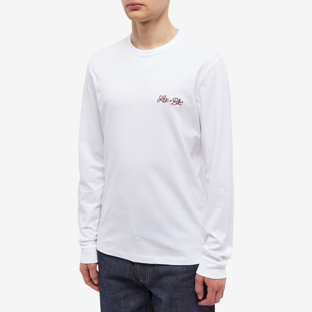 Lee x The Brooklyn Circus Long Sve T-Shirt in White Lee