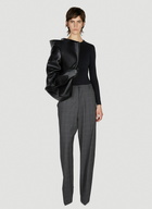 Balenciaga - Knife Tailored Heeled Pants in Grey