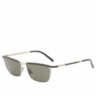 Saint Laurent Sunglasses Saint Laurent SL 795 Joe Sunglasses in Silver/Grey 