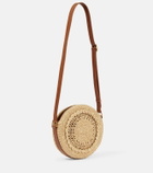 Saint Laurent Small raffia crossbody bag