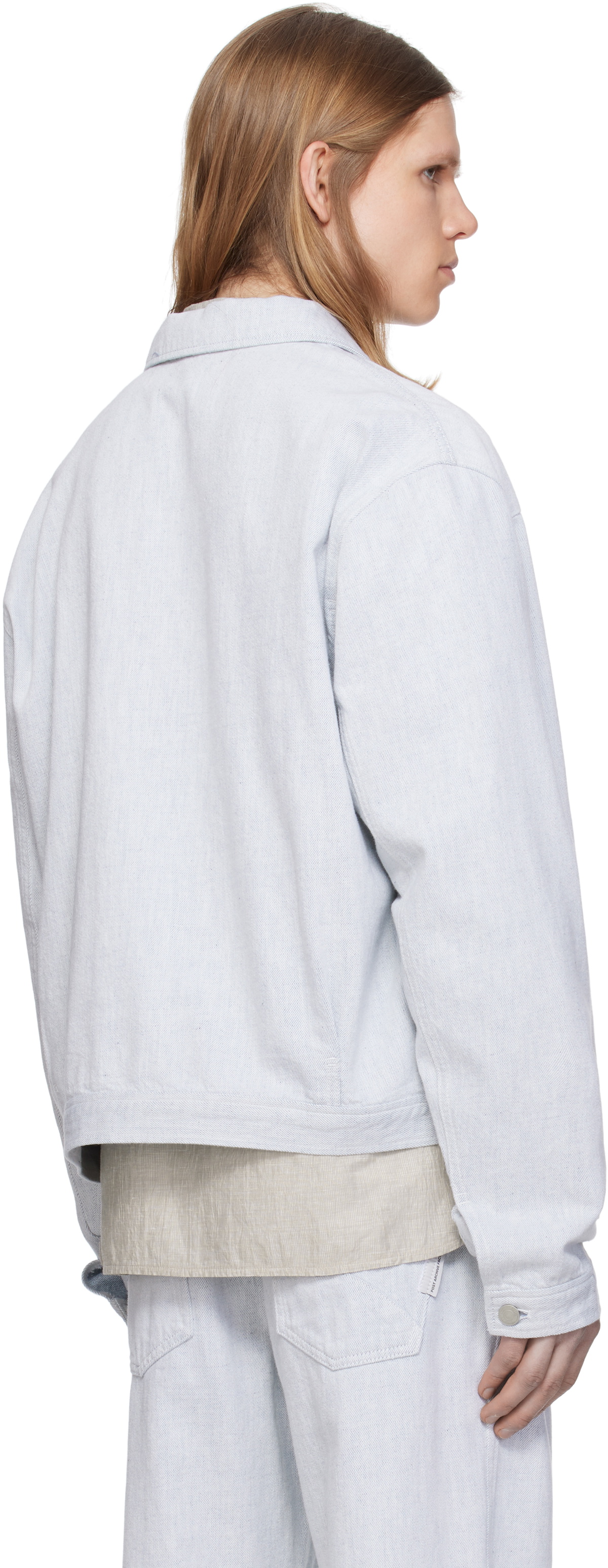 POST ARCHIVE FACTION (PAF) Blue 8.0 Right Denim Jacket Post