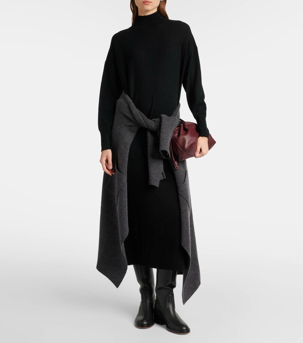 Jardin des Orangers Wool and cashmere sweater dress
