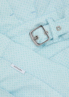 Gusari The London Printed Shell Swim Shorts Aqua