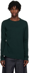 Marina Yee Green Tuck Sweatshirt