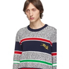 Kenzo Grey Jumping Tiger Crest Sweater