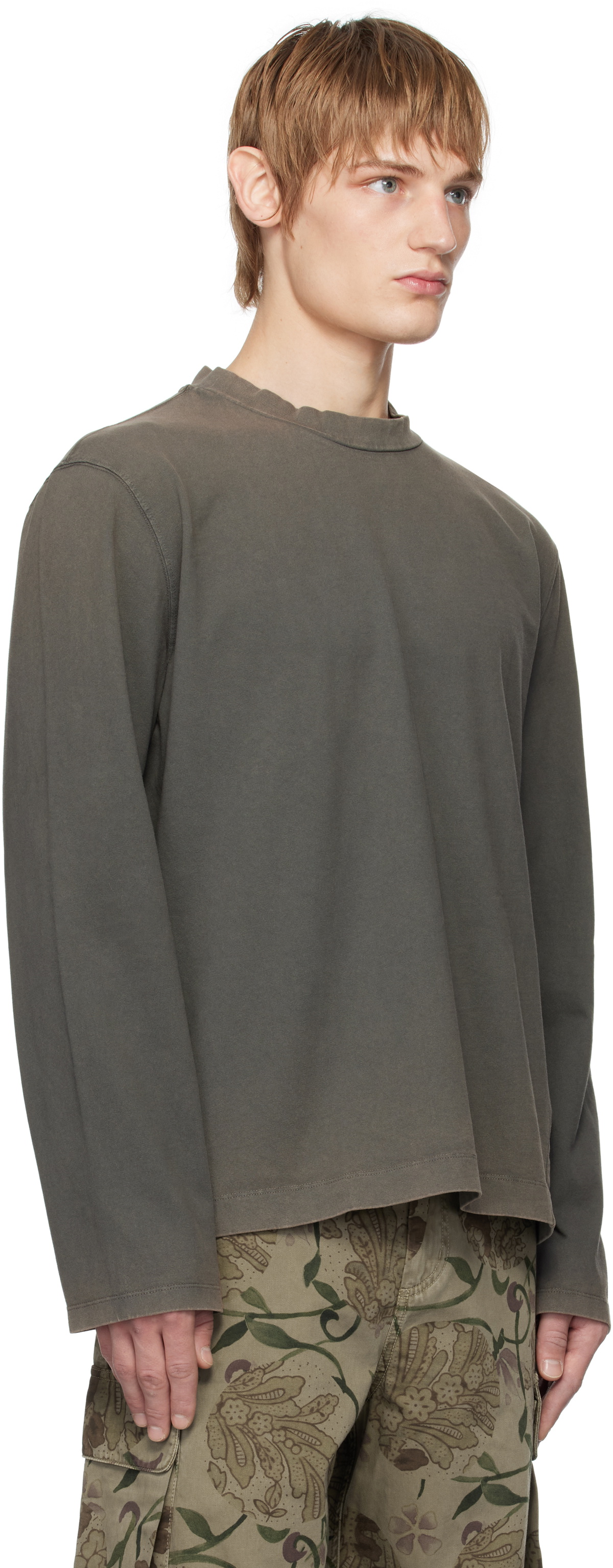 トップス OUR LEGACY BIG LONGSLEEVE 44 OUR LEGACY Gray Big Longsleeve T-shirt Our Legacy