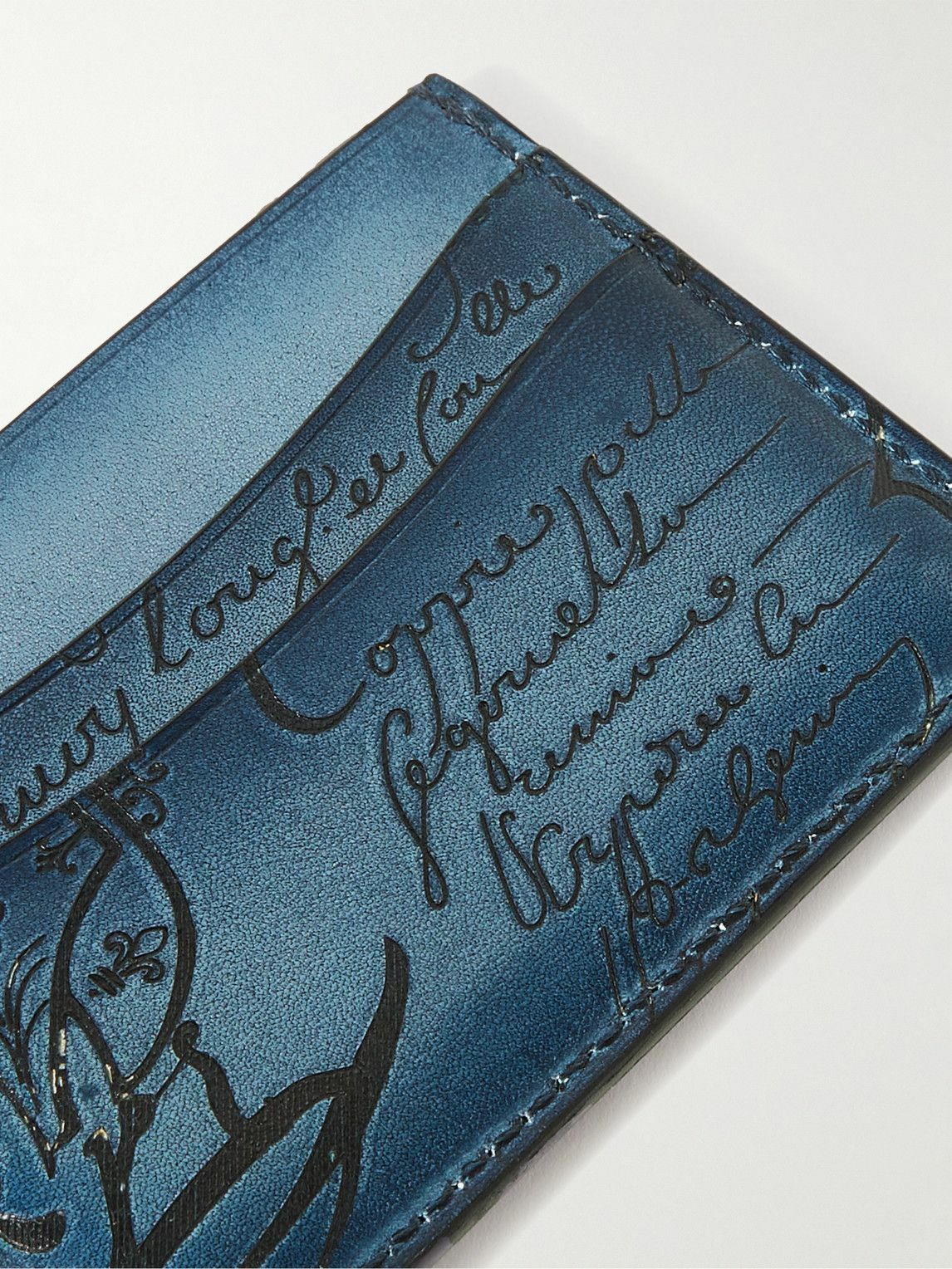 Berluti - Bambou Neo Scritto Venezia Leather Cardholder Berluti