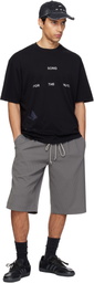 Song for the Mute Gray Double Pleated Shorts