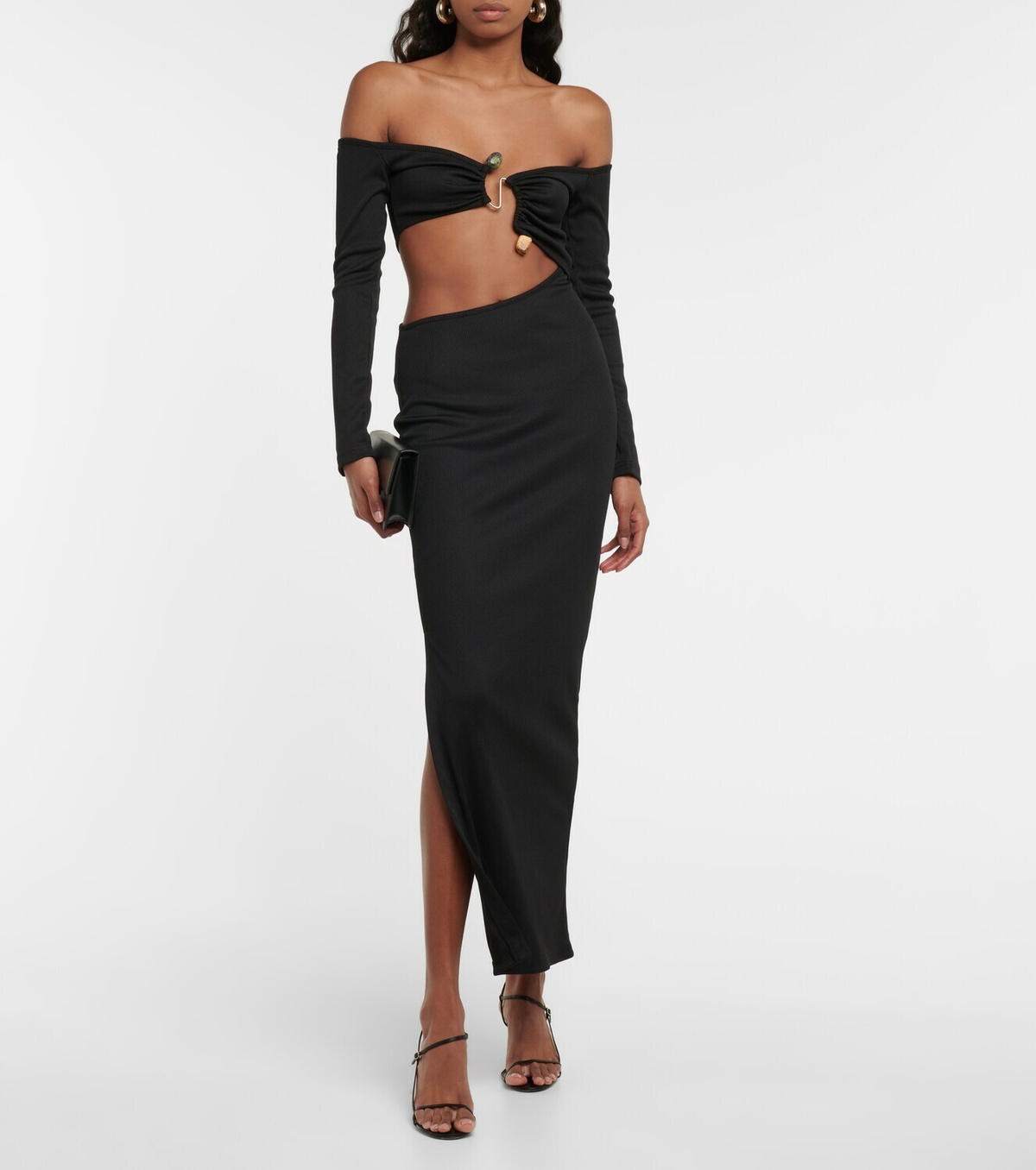 christopher esber cut out dress Pierced Orbit maxi dress in black - Christopher Esber