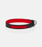 Christian Louboutin - Loubicollar M leather dog collar